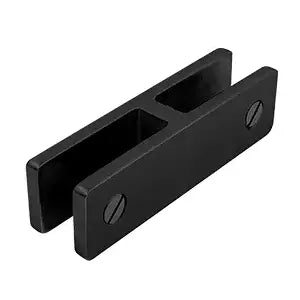 180 Degree Glass Bracing Clamp - Matte Black