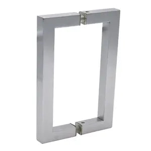 6″ Square Pull Handle – Brushed Nickel