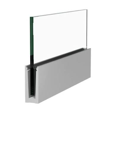 19′ 8″ Standard Aluminum Base Shoe – Satin Brushed Finish